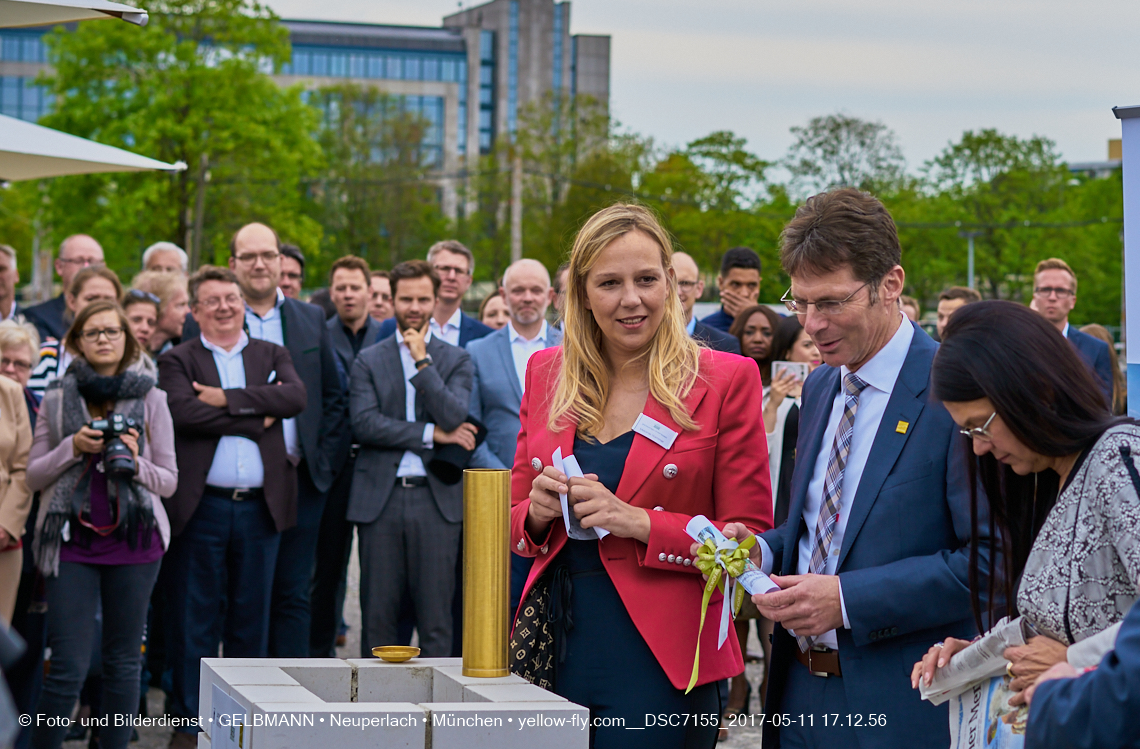 11. Mai 2017 - Grundsteinlegung für die LOGE und dem Kulturquadrat in Neuperlach